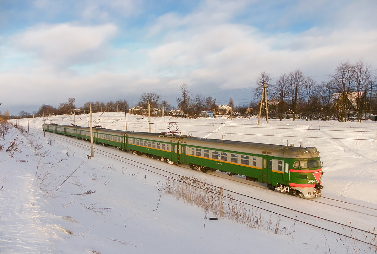 Электропоезд ЭР2К-946, перегон Новый Петергоф - Ораниенбаум-I