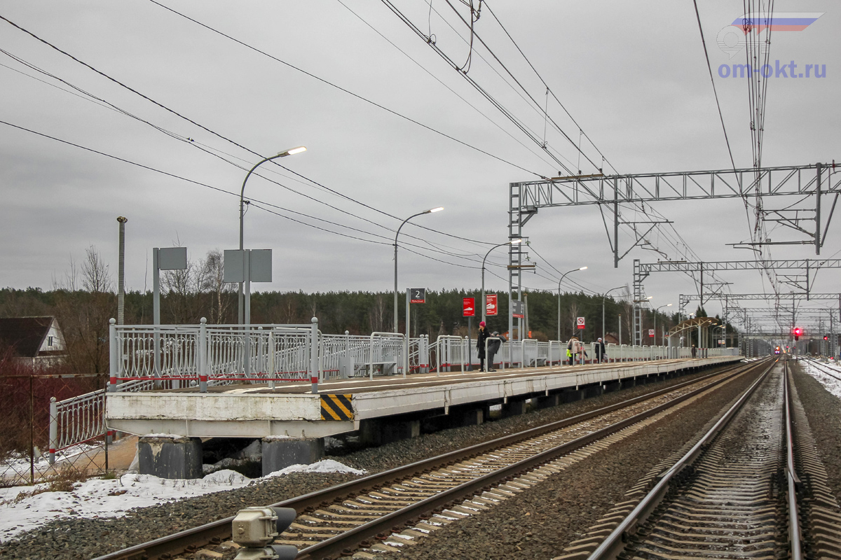 Пассажирская платформа «На Санкт-Петербург» станции Ушаки