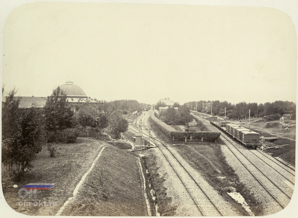 Станция Клин в 1864 году