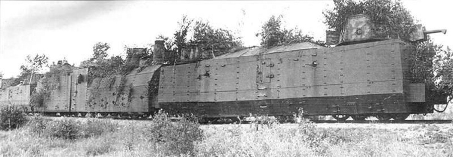 Бронепоезд №53, оборонявший Клин и Подсолнечную
