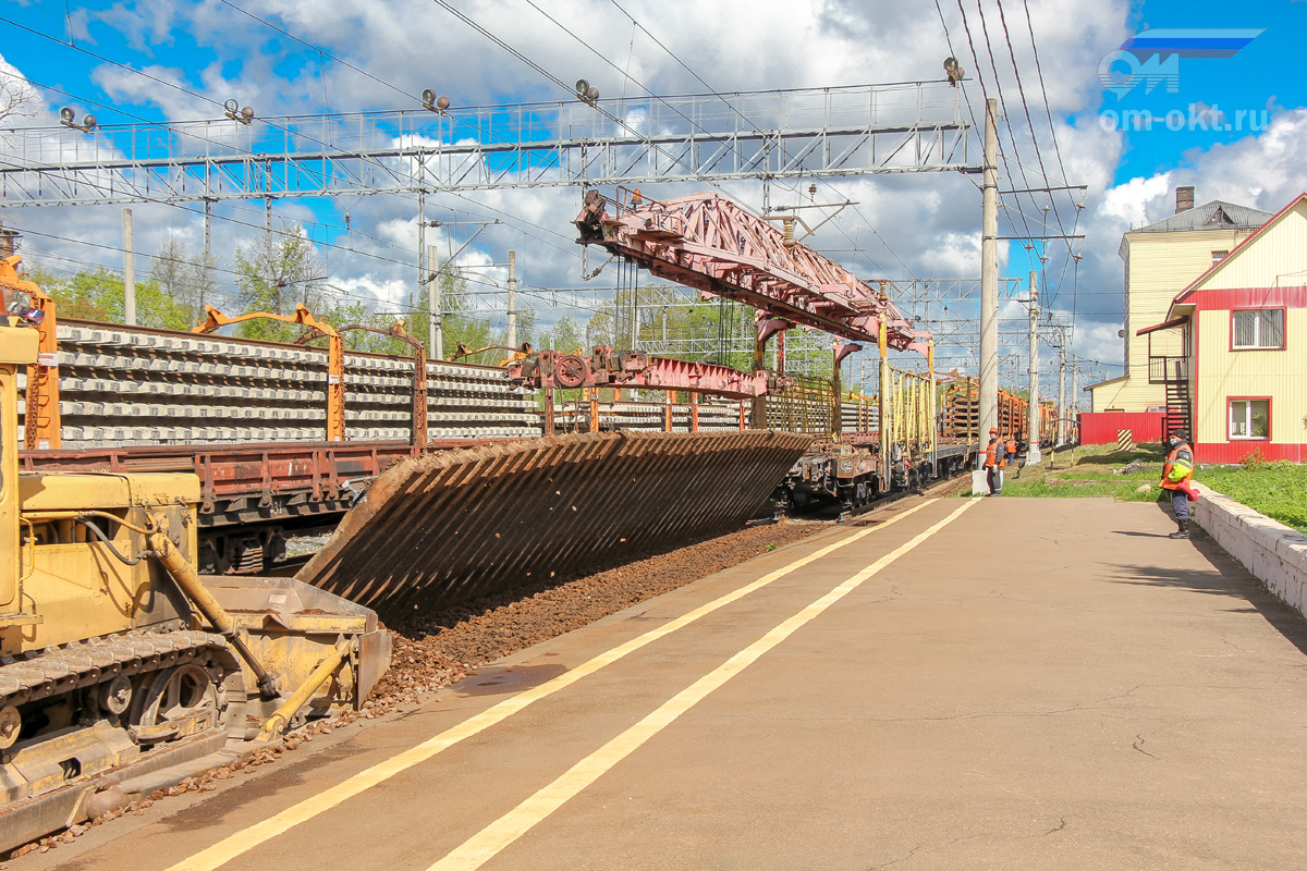 Реконструкция верхнего строения пути по станции Клин Реконструкция верхнего строения пути по станции Клин
